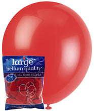 Load image into Gallery viewer, Balloons 25 x 30cm Assorted Colours
