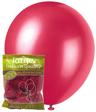 Load image into Gallery viewer, Balloons 25 x 30cm METALLIC COLOURS - Assorted

